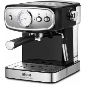 Ufesa CE7244 Brescia Cafetera Expresso y Capuccino, Vaporizador Orientable, 20 Bares, 2 Modos: Café Molido o Monodosis, Depósito