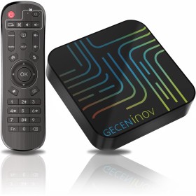 Android TV Box 10.0, 2GB RAM, 16GB ROM, caja de TV 6K, procesador H616, soporta Wi-FI 2.4G/5G, Bluetooth 5.0 y Ethernet 10/100M