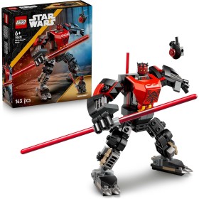 LEGO Star Wars 75411 Meca de Darth Maul - Juguete de Construcción - Figura de Acción con Espada Láser Roja de Doble Hoja y