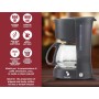 BEPER Cafetera Americana BEPER BC.060 Color Negro, 6 Tazas, de Goteo