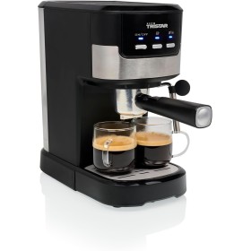 Tristar Máquina de Espresso 2 tazas a la vez | Apta para cápsulas de Nespresso y café molido | Calienta tazas | Apto para