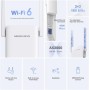 MERCUSYS ME80X - Amplificador WLAN Wi-Fi 6, repetidor AX3000 Dual Band (574 Mbps a 2,4 GHz, 2402 Mbps a 5 GHz), Puerto Gigabit,