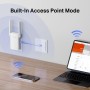 MERCUSYS ME80X - Amplificador WLAN Wi-Fi 6, repetidor AX3000 Dual Band (574 Mbps a 2,4 GHz, 2402 Mbps a 5 GHz), Puerto Gigabit,