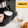 Tristar Máquina de Espresso 2 tazas a la vez | Apta para cápsulas de Nespresso y café molido | Calienta tazas | Apto para
