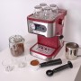 XSQUO Useful Tech Cafetera Express. Espresso y Cappuccino, 1350w, 20 bar, Vaporizador Orientable, Sistema termo Block de