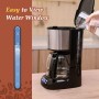 Aigostar Benno - Cafetera de goteo,1.5L(12 Tazas)con Temporizador Programable, Filtro Reutilizable, Pantalla LCD, 800W, Cafetera