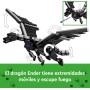 LEGO Minecraft El Dragón Ender y el Barco del End de Juguete de Construcción, Juego de Aventuras con Armas, Regalo Gamer para