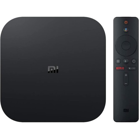Xiaomi MI TV Box S - Reproductor Streaming en 4K Ultra HD, Bluetooth, Wi-Fi, Negro