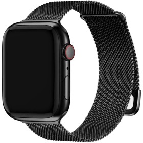 Fullmosa Correa Magnética Compatible con Apple Watch 44mm 45mm 46mm 49mm 42mm,Bracelet de Acero Inoxidable Milanese Loop para