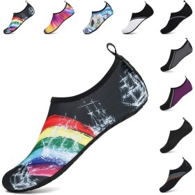 SAGUARO Zapatos de Agua Hombre Mujer Zapatos de Playa Escarpines Verano Secado Rápido Calcetines Natación Calzado Surf Acuàticos