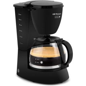 Orbegozo CG 4060 N - Cafetera de goteo, 12 tazas de capacidad, sistema antigoteo, jarra de cristal, indicador luminoso, 750 W,
