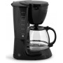 Orbegozo CG 4060 N - Cafetera de goteo, 12 tazas de capacidad, sistema antigoteo, jarra de cristal, indicador luminoso, 750 W,