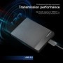 UnionSine HDD USB3.0 Disco duro externo portátil 500 GB 2,5 "memoria d