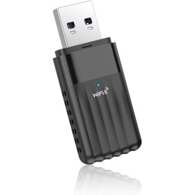 WONLINK Adaptador USB WiFi 6 (802.11ax) 900 Mbps Doble Banda + Bluetooth 5.3 | Compatible con Windows 11/10 | WPA3, Alta