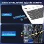 WONLINK Adaptador USB WiFi 6 (802.11ax) 900 Mbps Doble Banda + Bluetooth 5.3 | Compatible con Windows 11/10 | WPA3, Alta