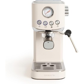 CREATE / THERA CLASSIC COMPACT/Cafetera express blanco roto / 20 bares, semiatuomática, función café frío, brazo doble salida,