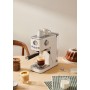 CREATE / THERA CLASSIC COMPACT/Cafetera express blanco roto / 20 bares, semiatuomática, función café frío, brazo doble salida,