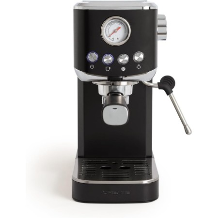 CREATE / THERA CLASSIC COMPACT/Cafetera express blanco roto / 20 bares, semiatuomática, función café frío, brazo doble salida,