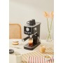 CREATE / THERA CLASSIC COMPACT/Cafetera express blanco roto / 20 bares, semiatuomática, función café frío, brazo doble salida,