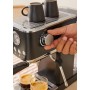 CREATE / THERA CLASSIC COMPACT/Cafetera express blanco roto / 20 bares, semiatuomática, función café frío, brazo doble salida,