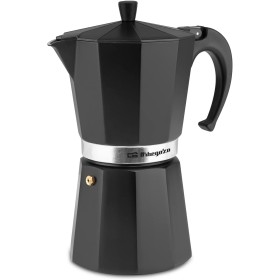 Orbegozo KFN 1210, Cafetera italiana, 12 tazas de capacidad, apta para cocinas a gas, eléctricas y vitrocerámicas, asa