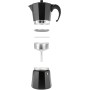 Orbegozo KFN 1210, Cafetera italiana, 12 tazas de capacidad, apta para cocinas a gas, eléctricas y vitrocerámicas, asa