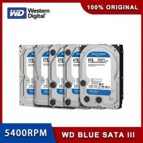 Western Digital-disco duro de 1TB, 2TB, 4TB, 6TB, HDD, SATA III, 256MB