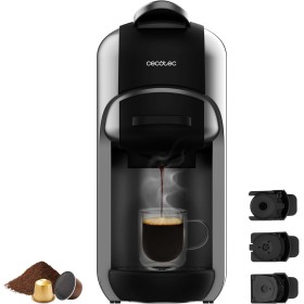 Cecotec Cafetera Cápsulas Express FreeStyle Compact. 1450W, ThermoBlock, 19 Bares, Apta para Café Molido, Dolce Gusto y