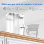 Waterdrop Jarra de filtro de agua eléctrica compacta para nevera con filtro de 3 meses, sistema de filtro de agua de encimera,
