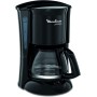 Moulinex Principio FG1528 - Cafetera de filtro 600 W de 0.6 L con función Auto-off y sistema antigoteo, plástico, color negro