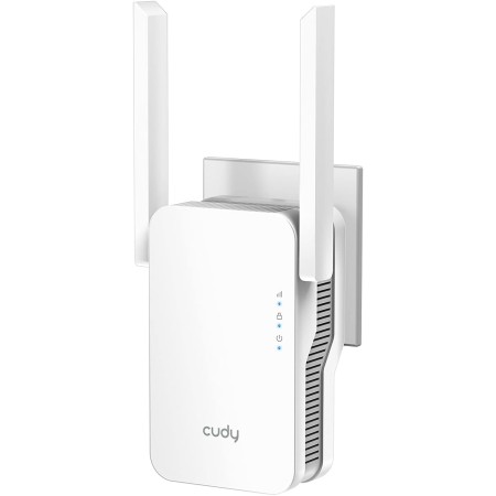 Cudy AX1800 Mesh- Repetidor de WiFi 6 Mesh1800Mbps 5GHz/2.4GHz, Amplificador WiFi Extensor con Enchufe, Indicador de Señal,