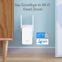 Cudy AX1800 Mesh- Repetidor de WiFi 6 Mesh1800Mbps 5GHz/2.4GHz, Amplificador WiFi Extensor con Enchufe, Indicador de Señal,