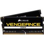 Corsair Vengeance SODIMM 32GB (2x16GB) DDR4 2933MHz C19 Memoria para Portátiles/Notebooks - Negro