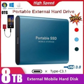 Disco duro externo de alta velocidad, unidad de estado sólido SSD port