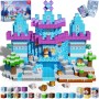 GraceDuck Bloques magnéticos – 150 Piezas imán de construcción Dark Castle Sword Domain – Juguetes magnéticos de construcción –
