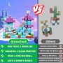 GraceDuck Bloques magnéticos – 150 Piezas imán de construcción Dark Castle Sword Domain – Juguetes magnéticos de construcción –