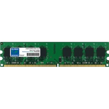 GLOBAL MEMORY 2GB DDR2 533MHz PC2-4200 240-PIN DIMM Memoria RAM para iMac G5 ISIGHT & POWERMAC G5