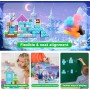 GraceDuck Bloques magnéticos – 150 Piezas imán de construcción Dark Castle Sword Domain – Juguetes magnéticos de construcción –