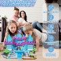 GraceDuck Bloques magnéticos – 150 Piezas imán de construcción Dark Castle Sword Domain – Juguetes magnéticos de construcción –