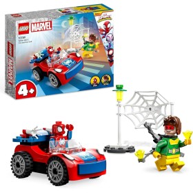 LEGO Marvel Coche de Spider-Man y Doc Ock, Spidey y Sus Amigos, Juguete de Construcción para Niños y Niñas de 4 Años o Más,