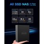 TERRAMASTER SSD F8 Plus NAS SSD Almacenamiento NAS Core i3 8-Core 8-Thread CPU, 16GB DDR5 RAM, Puerto 10GbE, Almacenamiento
