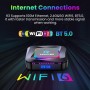 CHROX Android 13.0 TV Box, VONTAR R3 4G RAM 128G ROM RK3528 con Dual 2.4G/5.8G WiFi, BT 5.0+ Quad-Core 64 bits 4K/8K UHD H.265