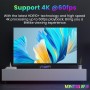 CHROX Android 13.0 TV Box, VONTAR R3 4G RAM 128G ROM RK3528 con Dual 2.4G/5.8G WiFi, BT 5.0+ Quad-Core 64 bits 4K/8K UHD H.265