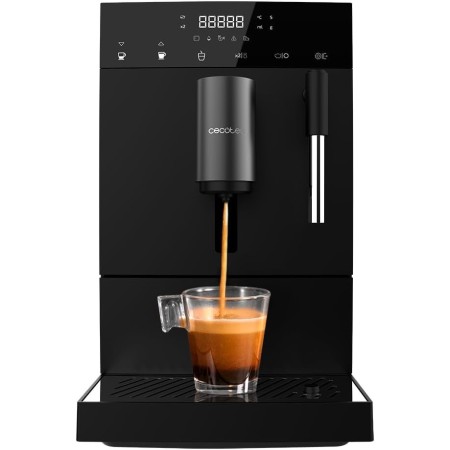 Cecotec Cafetera Súperautomática Compacta Cumbia Cremmaet Compact Steam. 1350W, 19 Bares, Thermoblock, Plug&Play, Café