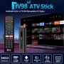 Android TV Stick 4K 2GB + 16GB Control de voz 4 aplicaciones Click BT5.0 H313 WiFi5 Dual 2.4G/5G Quad-Core 64bit HDR10+ Ultra