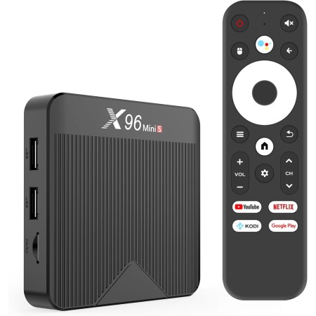 X96 - Mini reproductor multimedia de transmisión continua Android 9.0, caja de TV 4K con Amlogic S905W Quad-Core chipset, 64