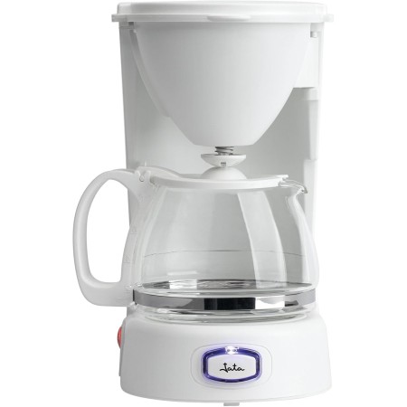 JATA JECA1752 - Cafetera de goteo de 2 a 8 tazas. Jarra de cristal de 750 ml con tapa. Sistema antigoteo. Filtro permanente.