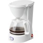 JATA JECA1752 - Cafetera de goteo de 2 a 8 tazas. Jarra de cristal de 750 ml con tapa. Sistema antigoteo. Filtro permanente.