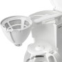 JATA JECA1752 - Cafetera de goteo de 2 a 8 tazas. Jarra de cristal de 750 ml con tapa. Sistema antigoteo. Filtro permanente.