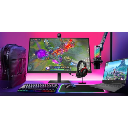 HP OMEN 27qs - Monitor Gaming de 27" QHD (2560 x 1440 a 240Hz, 16:9, IPS, 1ms, HDMI, Antirreflejo, AMD FreeSync Premium,